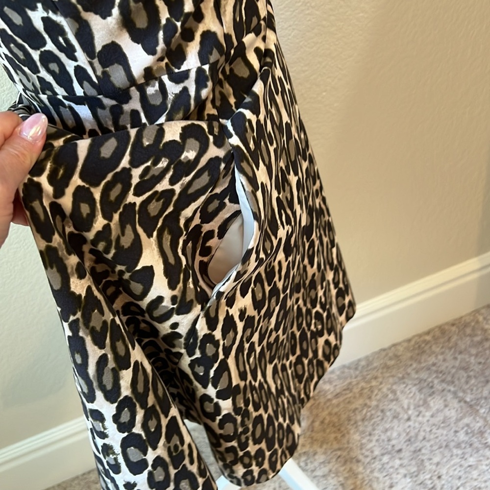 Kate Spade Leopard Flared Dress - Picture 6 of 16